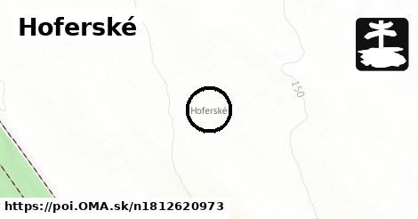 Hoferské