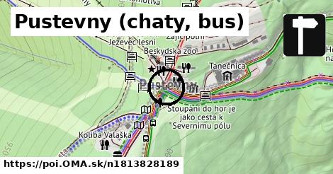 Pustevny (chaty, bus)