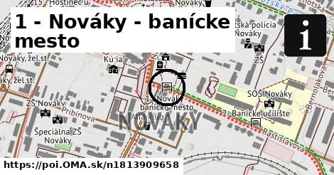 1 - Nováky - banícke mesto