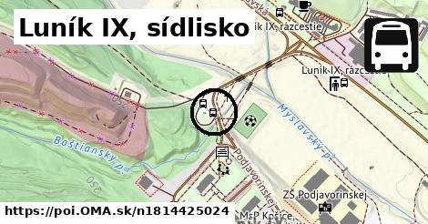 Luník IX, sídlisko