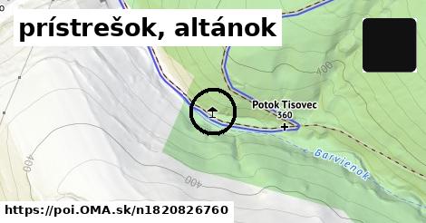 prístrešok, altánok