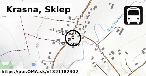 Krasna, Sklep