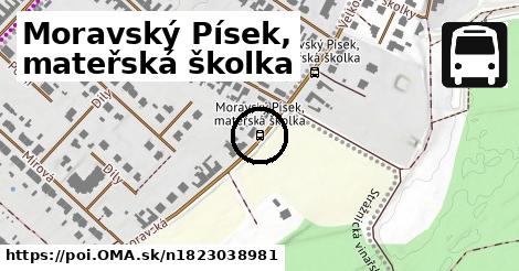 Moravský Písek, mateřská školka