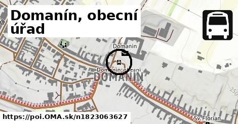 Domanín, obecní úřad