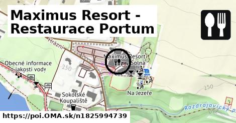 Maximus Resort - Restaurace Portum