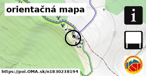 orientačná mapa