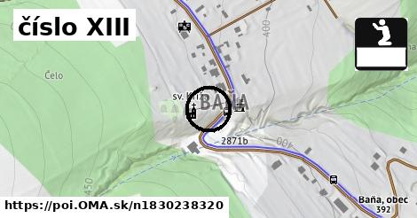 číslo XIII