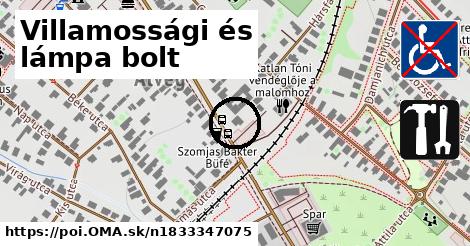 Villamossági és lámpa bolt