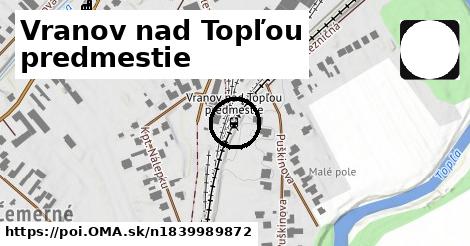 Vranov nad Topľou predmestie