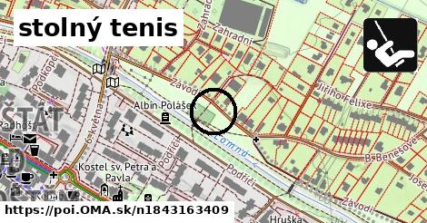 stolný tenis