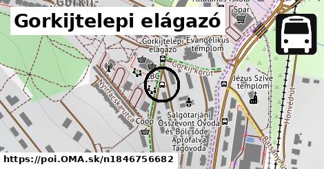 Gorkijtelepi elágazó