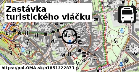 Zastávka turistického vláčku