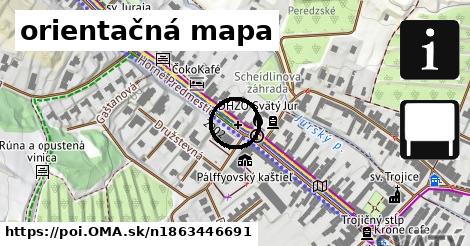 orientačná mapa