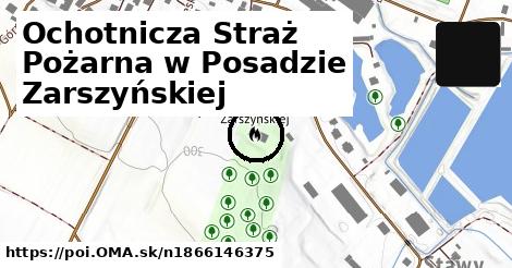 Ochotnicza Straż Pożarna w Posadzie Zarszyńskiej