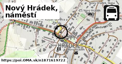 Nový Hrádek, náměstí