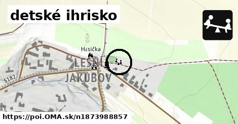 detské ihrisko