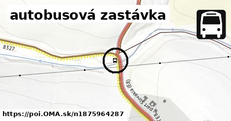 autobusová zastávka