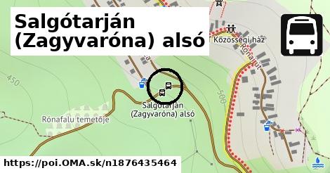 Salgótarján (Zagyvaróna) alsó