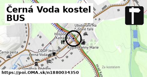 Černá Voda kostel BUS