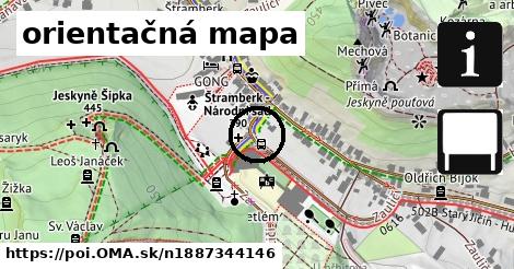 orientačná mapa