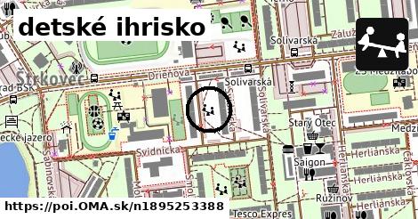 detské ihrisko