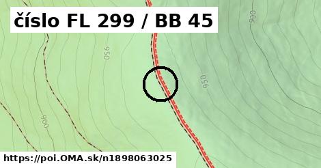 číslo FL 299 / BB 45