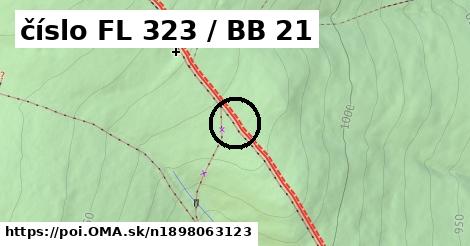 číslo FL 323 / BB 21