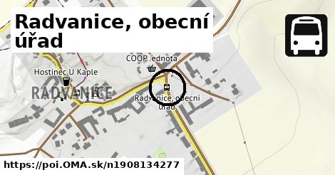 Radvanice, obecní úřad