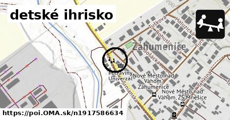 detské ihrisko