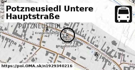 Potzneusiedl Untere Hauptstraße