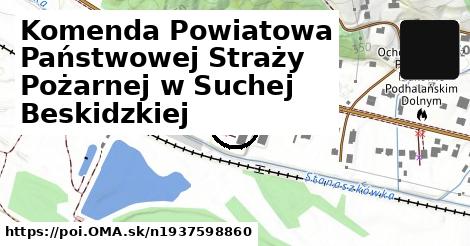 Komenda Powiatowa Państwowej Straży Pożarnej w Suchej Beskidzkiej