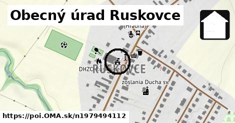 Obecný úrad Ruskovce