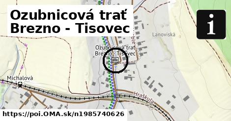 Ozubnicová trať Brezno - Tisovec