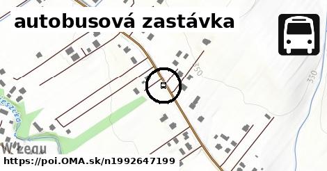 autobusová zastávka