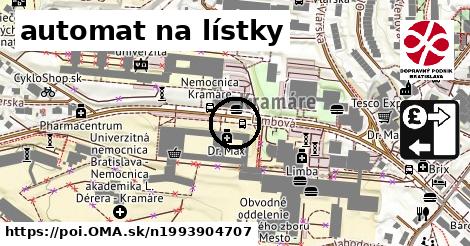 automat na lístky