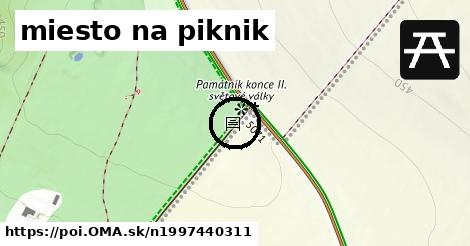 miesto na piknik