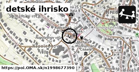 detské ihrisko