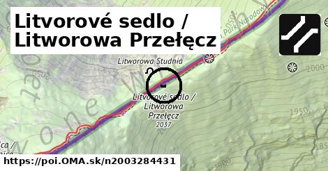 Litvorové sedlo / Litworowa Przełęcz