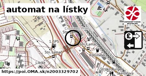 automat na lístky