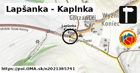 Lapšanka - Kaplnka