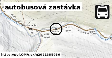 autobusová zastávka