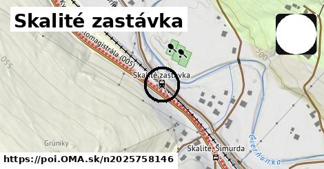 Skalité zastávka