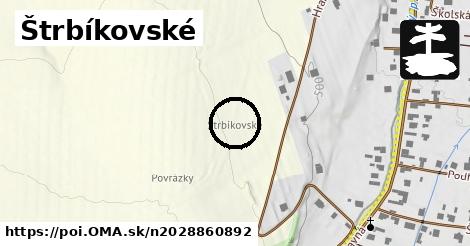 Štrbíkovské