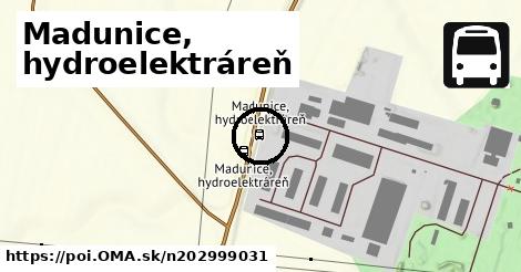 Madunice, hydroelektráreň