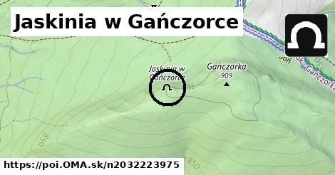 Jaskinia w Gańczorce