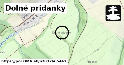 Dolné pridanky