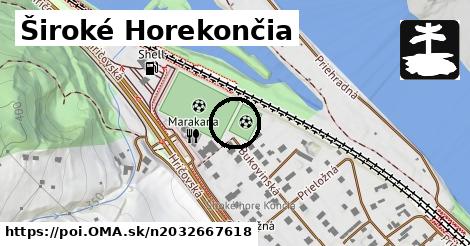 Široké Horekončia