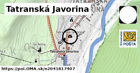 Tatranská Javorina