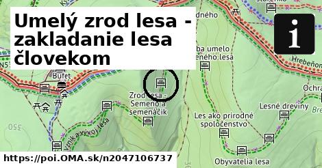 Umelý zrod lesa - zakladanie lesa človekom