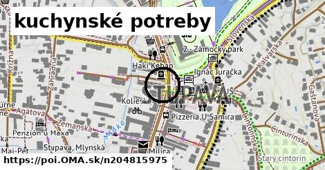 kuchynské potreby